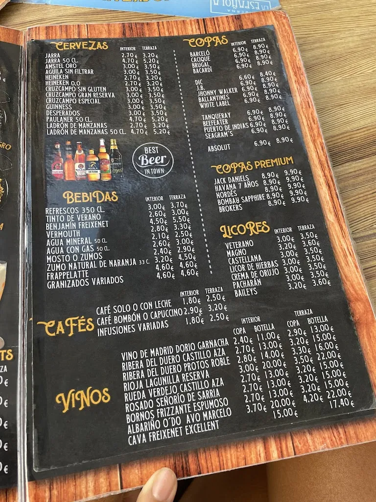 Menu_Taberna La Española_Lagunilla_image_3