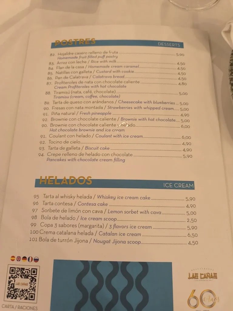 Menu_Bar Restaurante las Cañas_Torrevieja_image_1