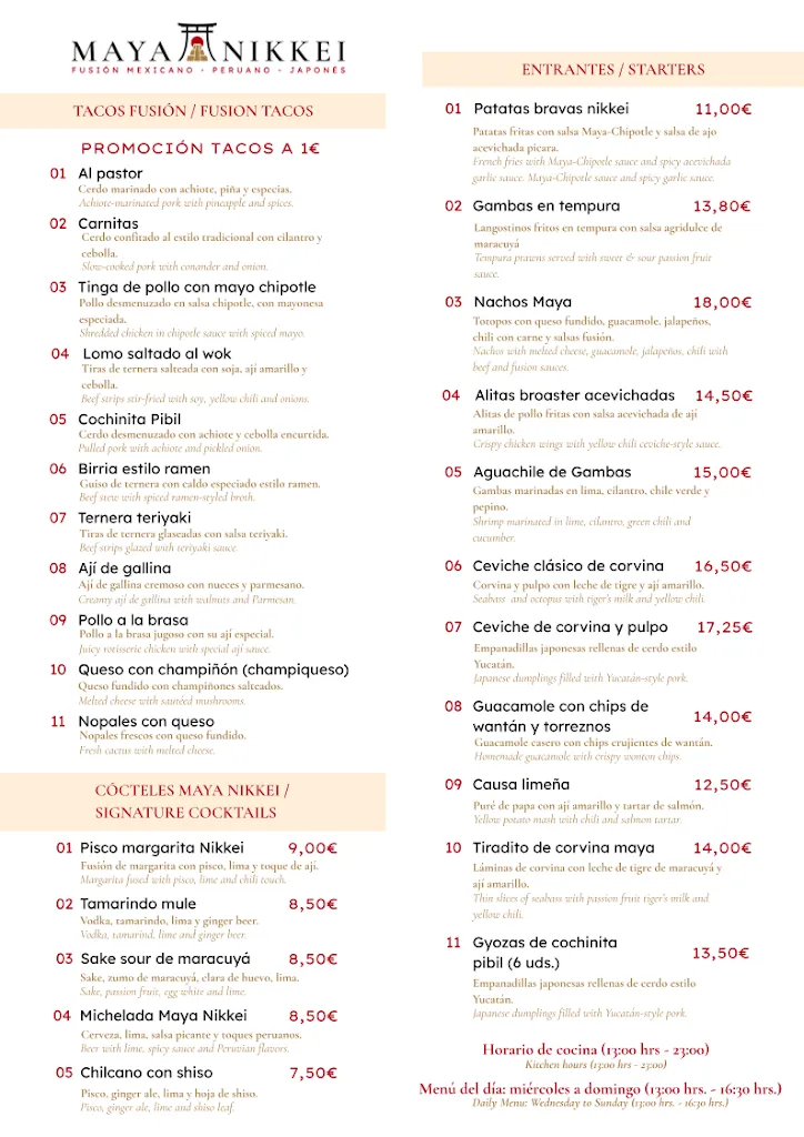 Menu_Maya Nikkei_Maya La_image_2