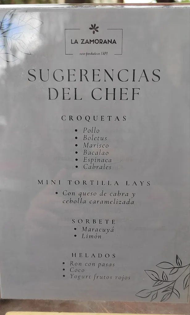 Menu_Restaurante La Zamorana Madrid_Manzano El_image_1