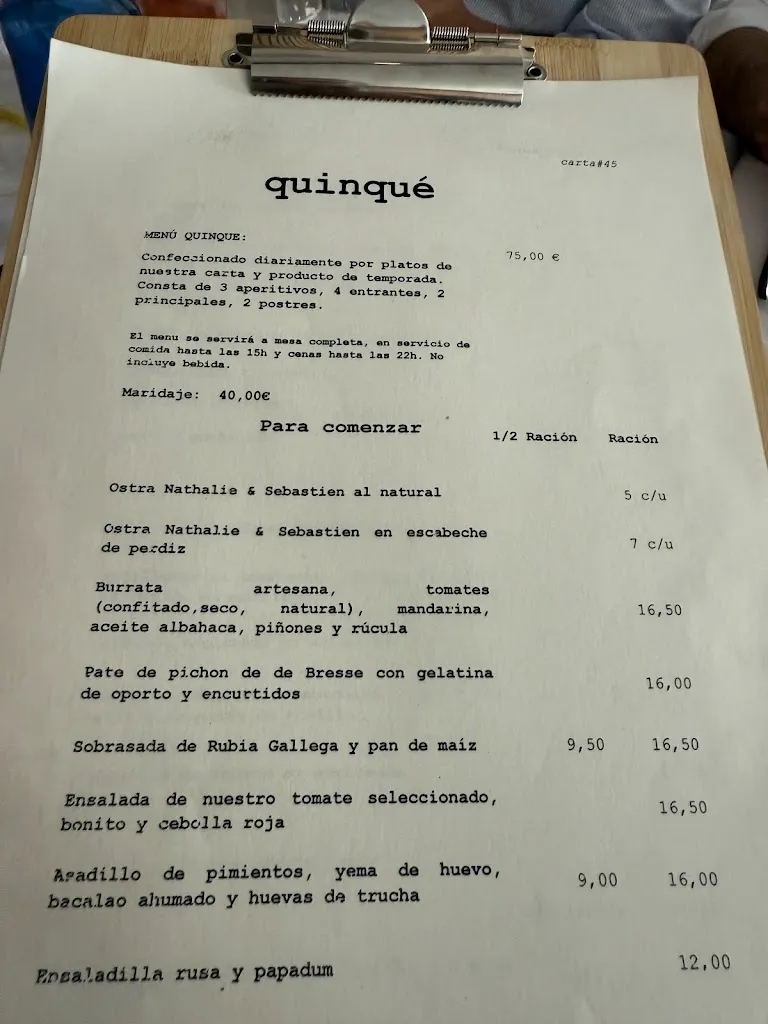 Menu_Restaurante Quinqué_Manzano El_image_2