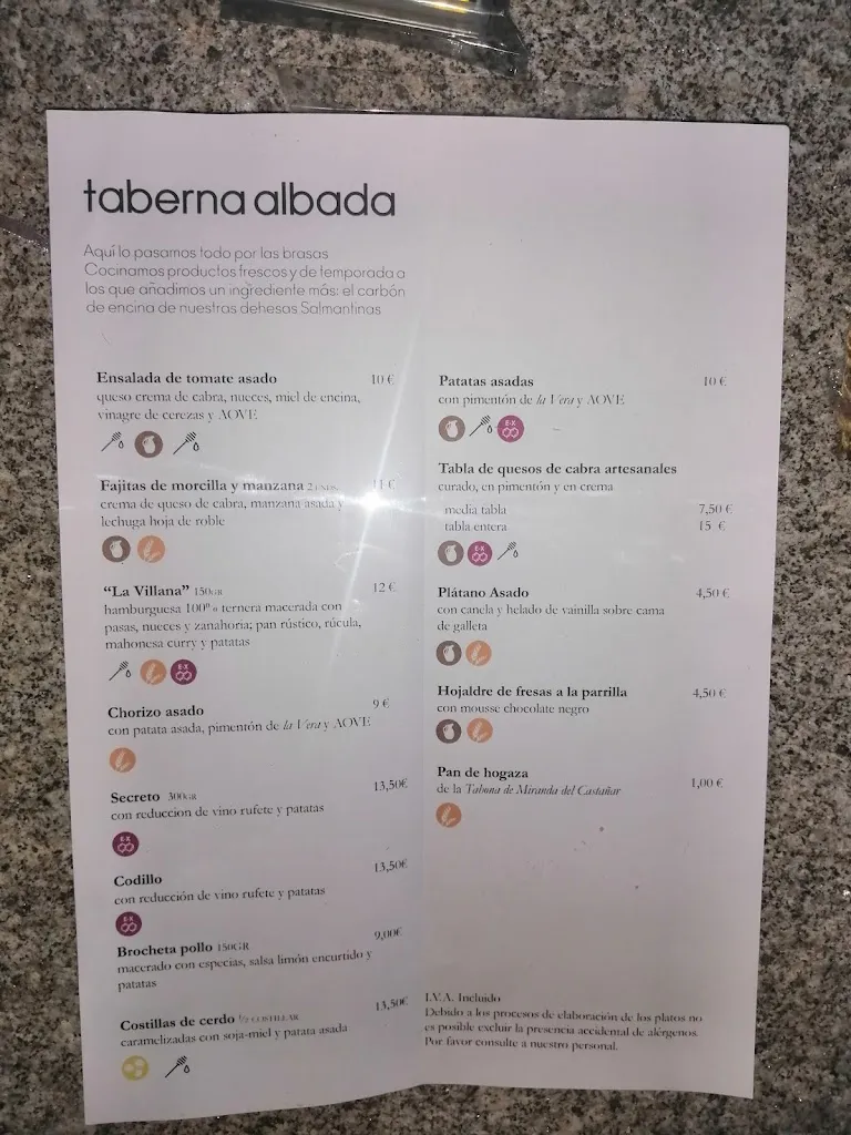 Menu_taberna Albada_Miranda del Castañar_image_3