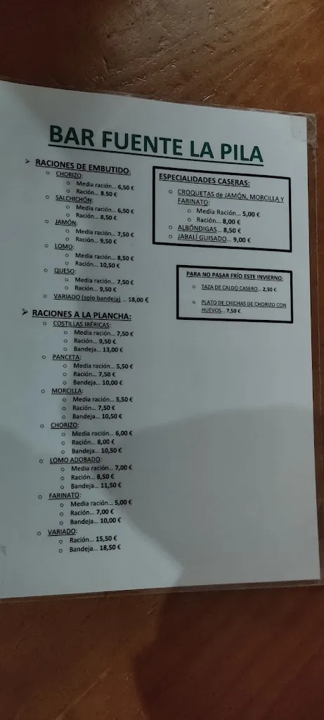 Menu_Bar Fuente la Pila_Mogarraz_image_3