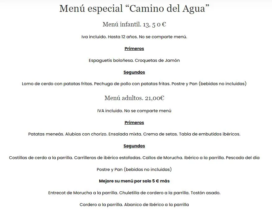 Menu_Restaurante Asador Don Mauro Mogarraz_Mogarraz_immagine_1
