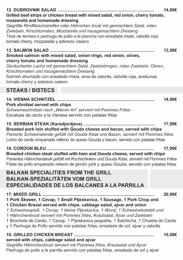 Menu_Restaurant Dubrovnik_Torrevieja_image_1