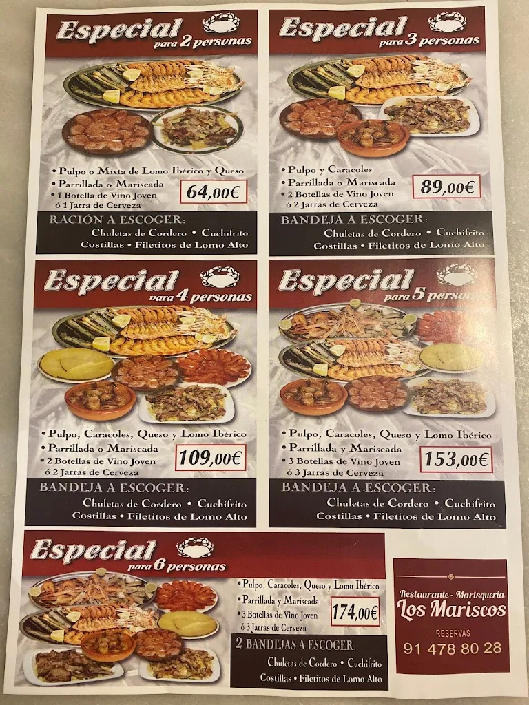 Menu_Restaurante los Mariscos_Moriscos_image_1