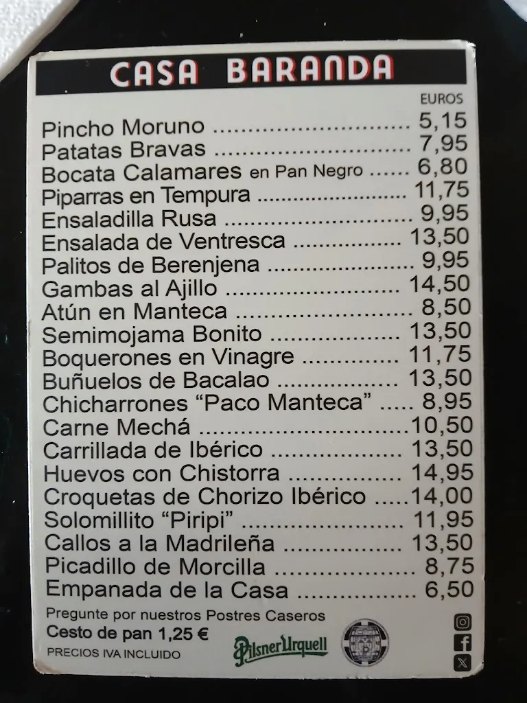 Menu_Casa Baranda_Moriscos_immagine_4