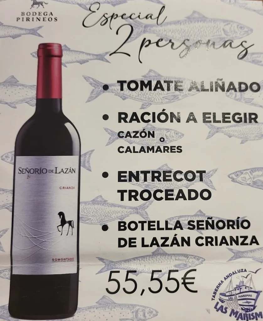 Menu_Restaurante Las Marismas_Moriscos_immagine_1