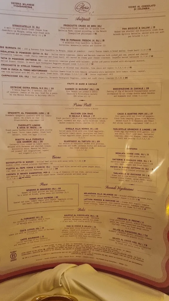 Menu_Gloria Osteria Milano_Milano El_image_3