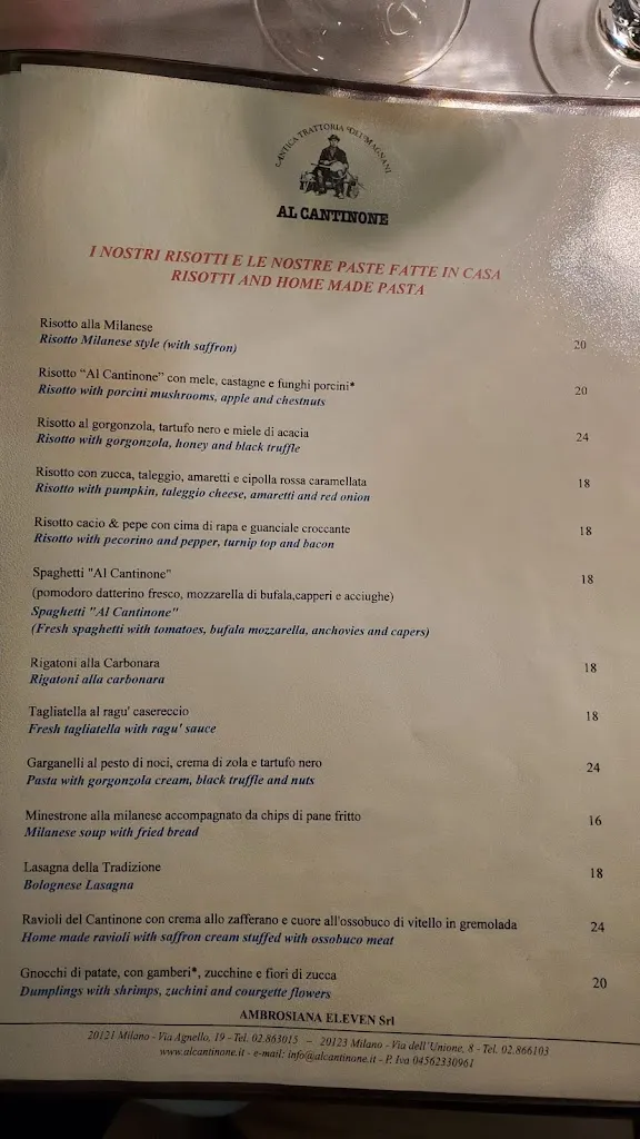 Menü_Al Cantinone_Milano El_Bild_2