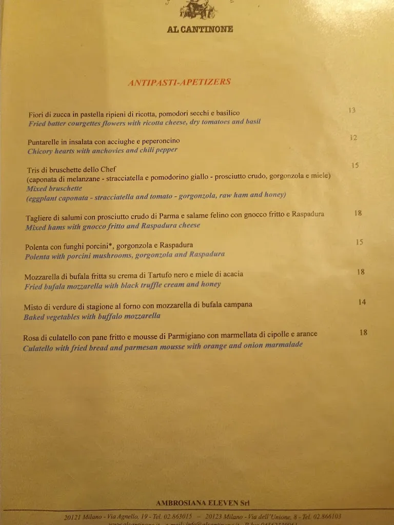 Menü_Al Cantinone_Milano El_Bild_4