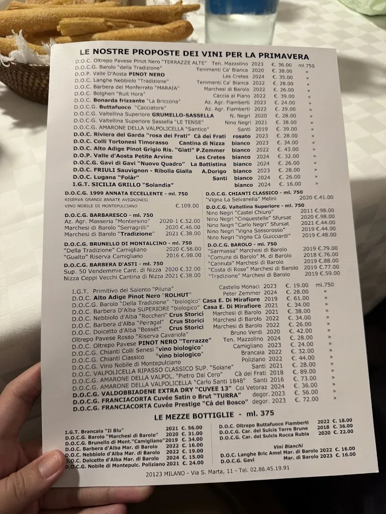 Menu_Trattoria Milanese_Milano El_immagine_3