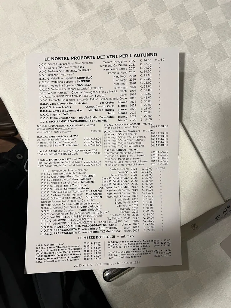 Menu_Trattoria Milanese_Milano El_immagine_4