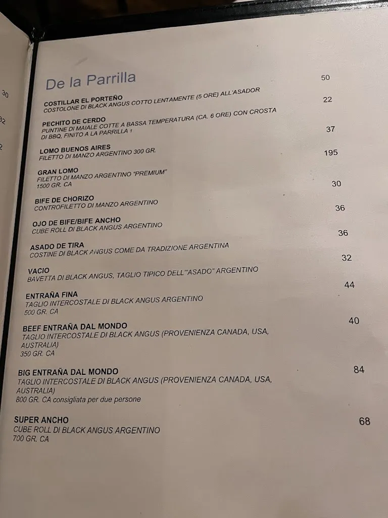 Menu_El Porteño • Arena_Milano El_image_3