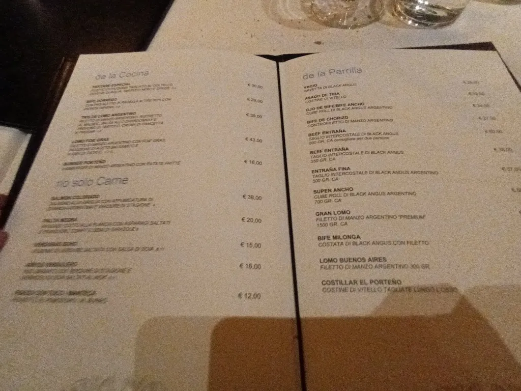 Menu_El Porteño • Arena_Milano El_image_4