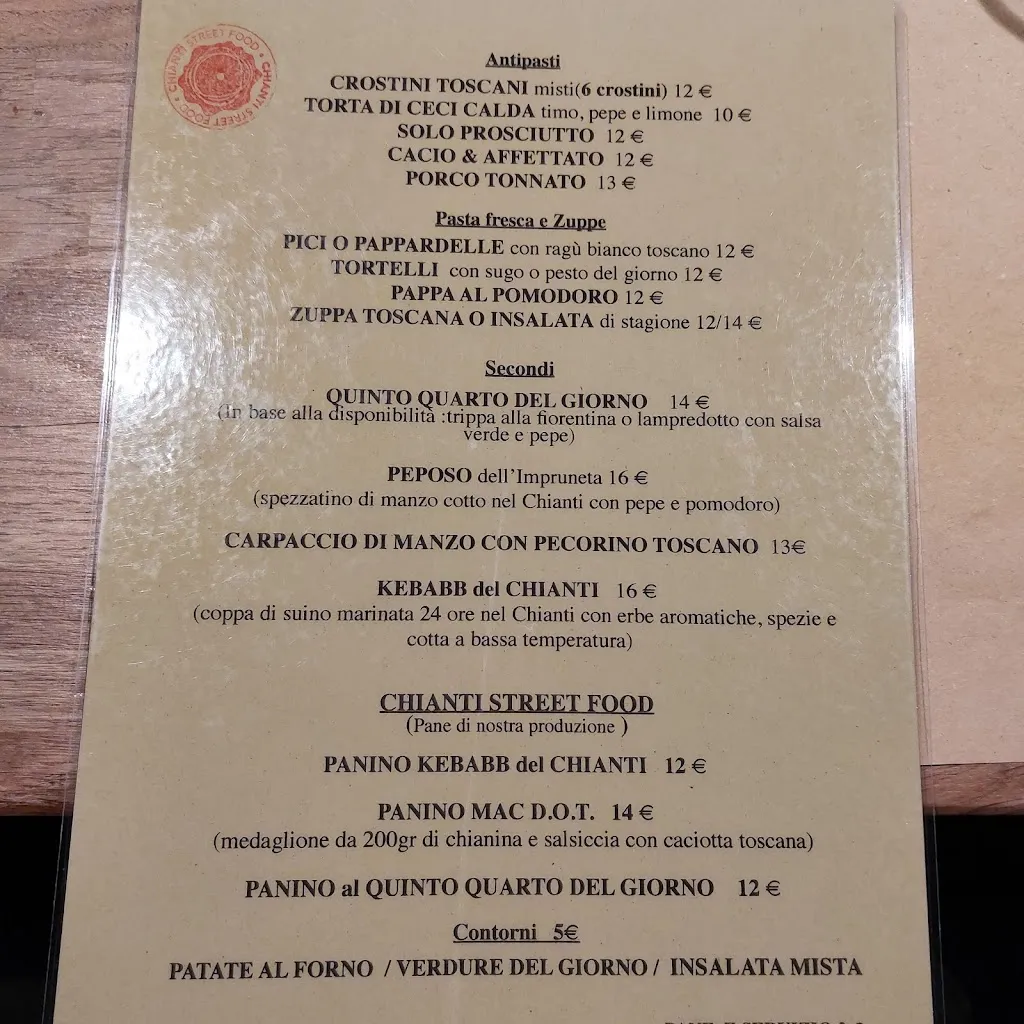 Menu_D.O.T. Chianti Street Food._Milano El_image_1