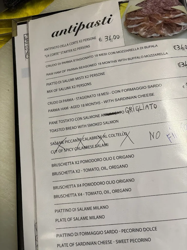 Menu_La Corte di San Maurilio Duomo 1982_Milano El_image_1