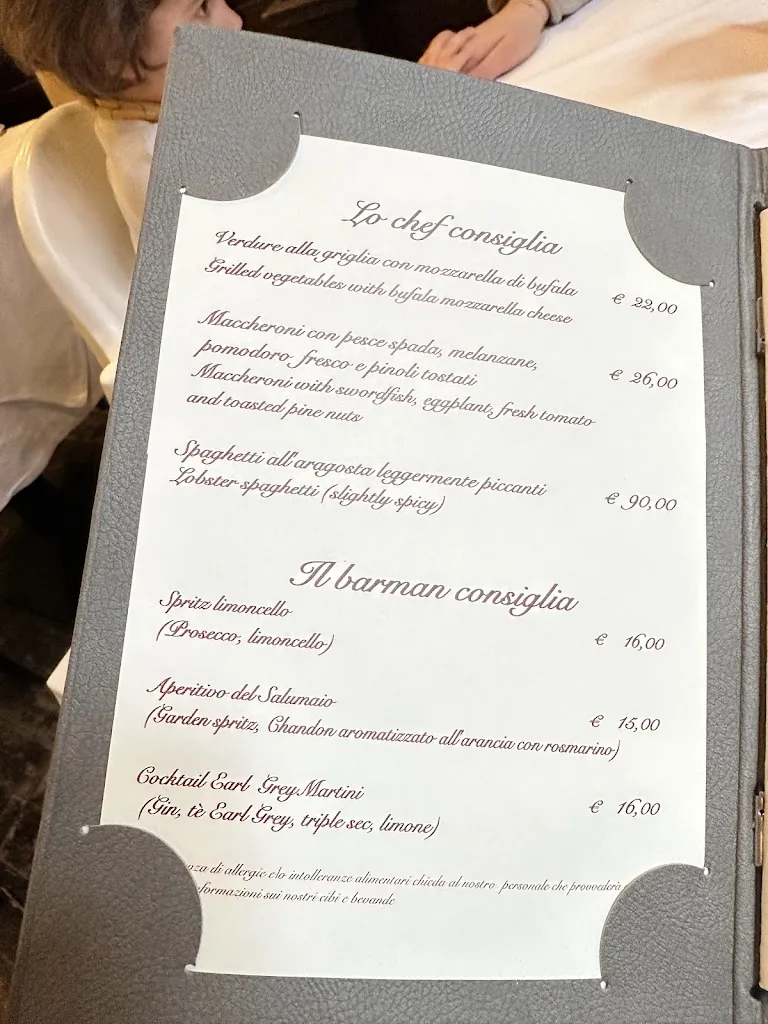 Menu_Il Salumaio di Montenapoleone - since 1957_Milano El_image_2