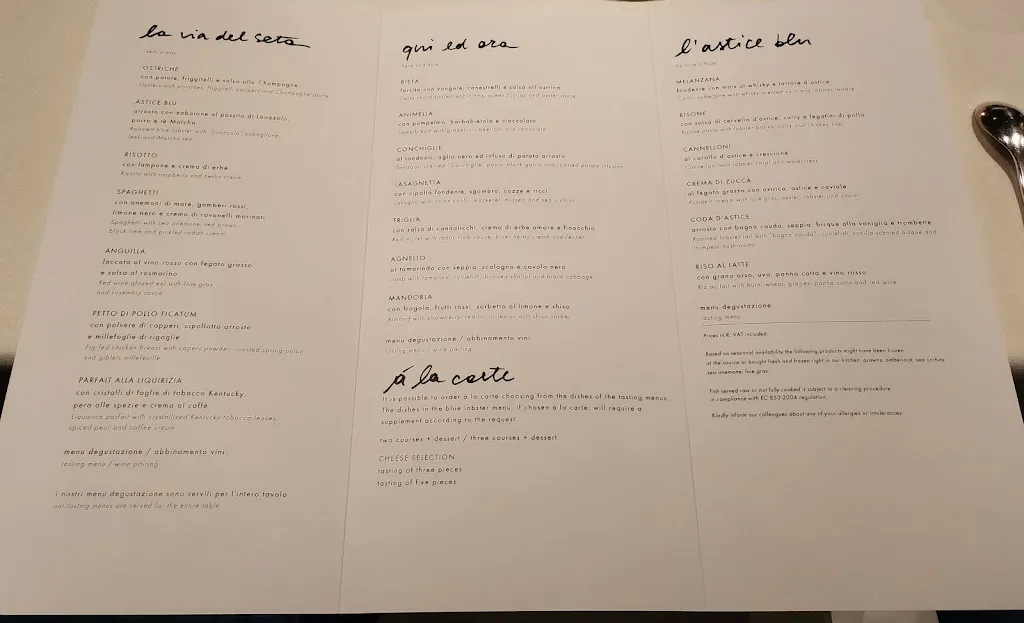 Menu_Seta by Antonio Guida_Milano El_image_1