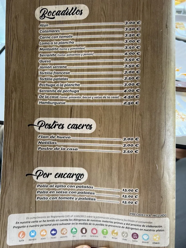 Menu_El Rubio Restaurant_Alcolea_image_1