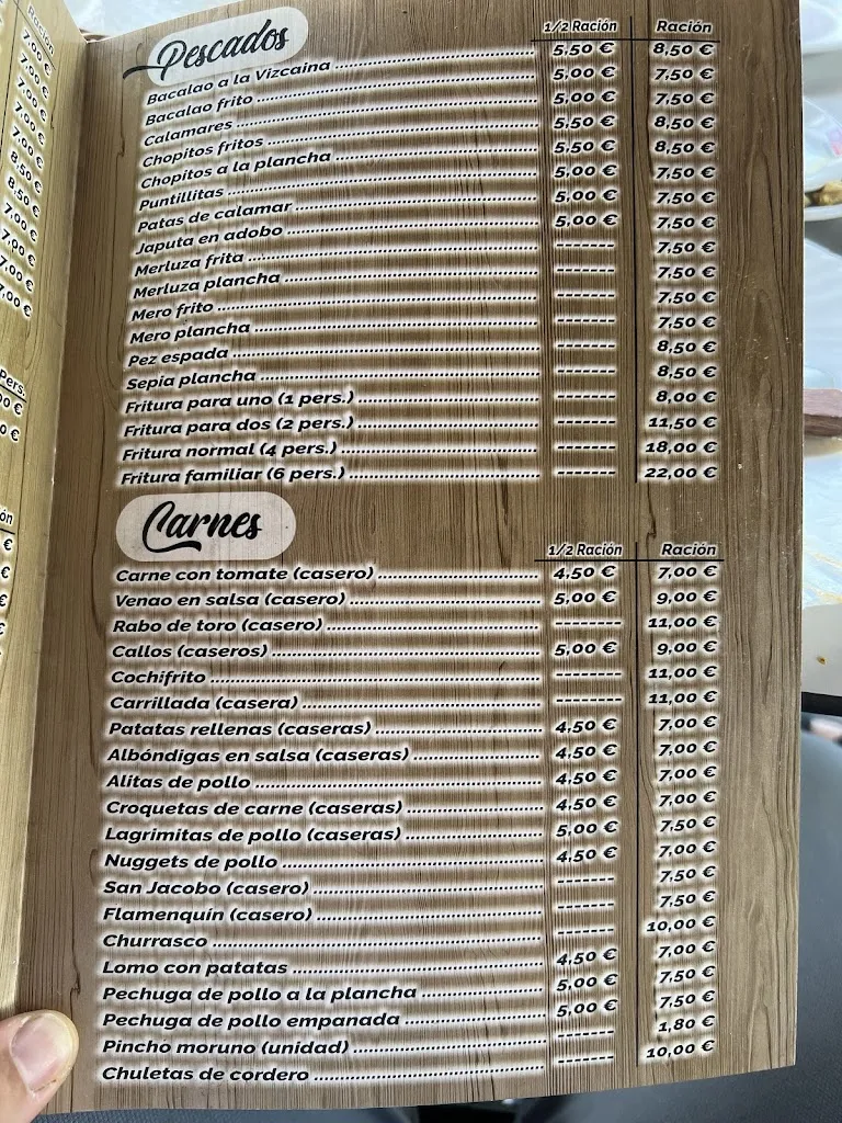 Menu_El Rubio Restaurant_Alcolea_image_2