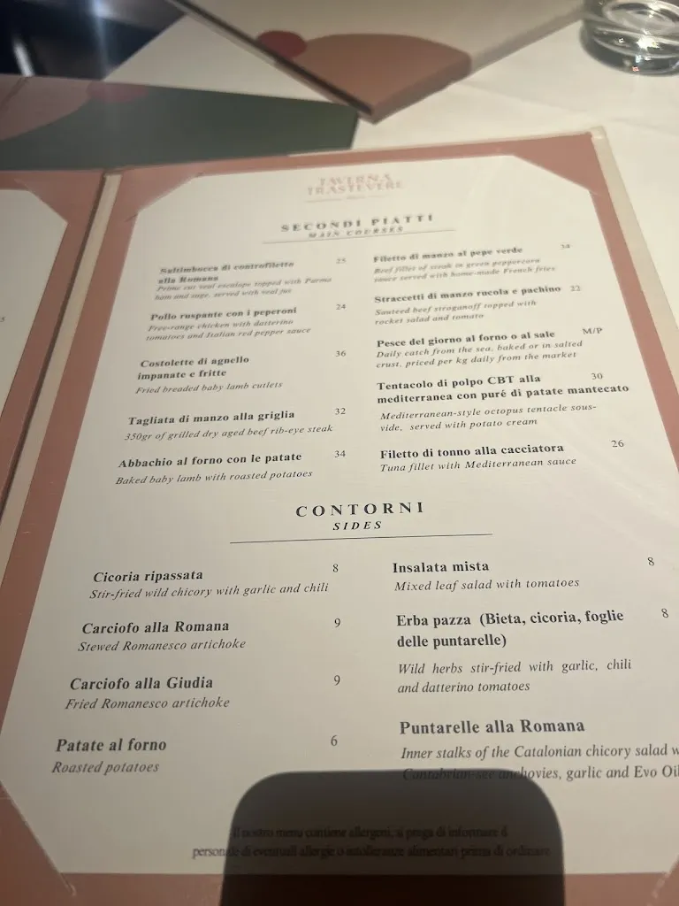Menu_Taverna Trastevere Milano_Milano El_image_4