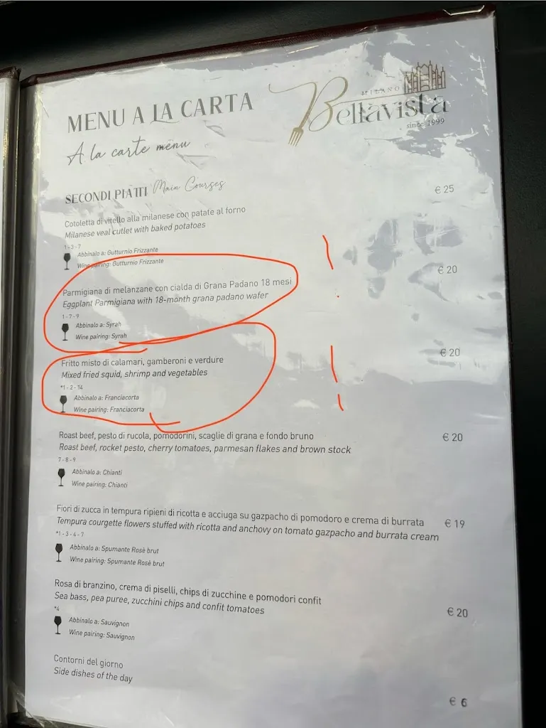 Menu_Bellavista Milano_Milano El_image_1