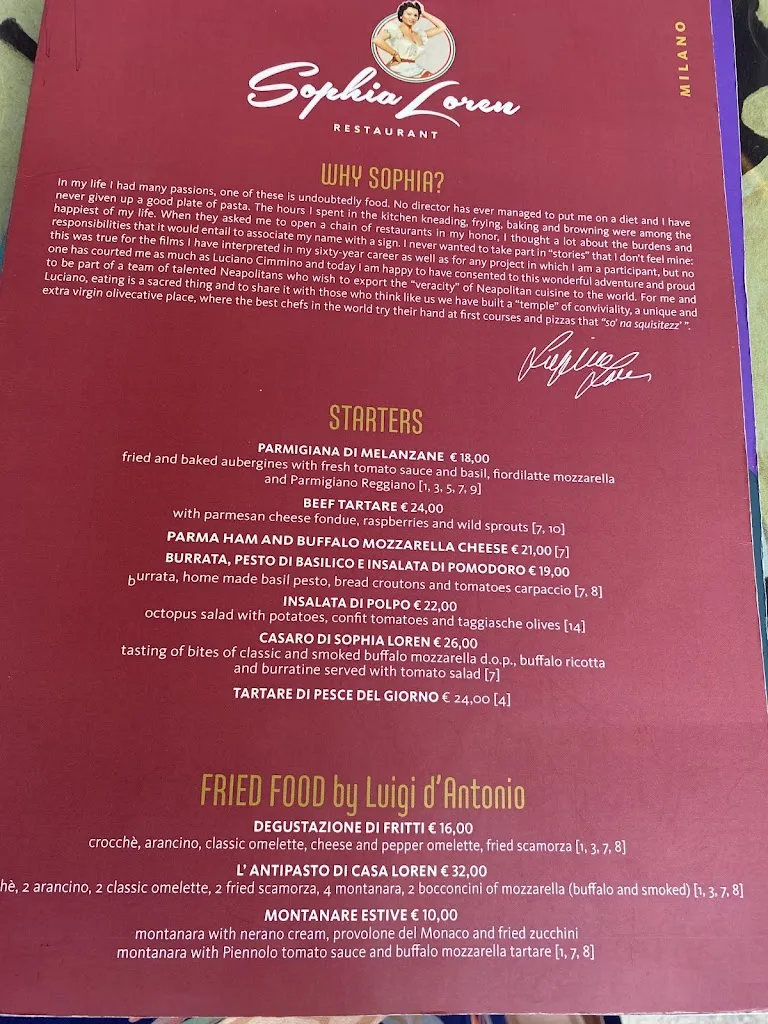 Menu_Sophia Loren Restaurant Milano_Milano El_immagine_2