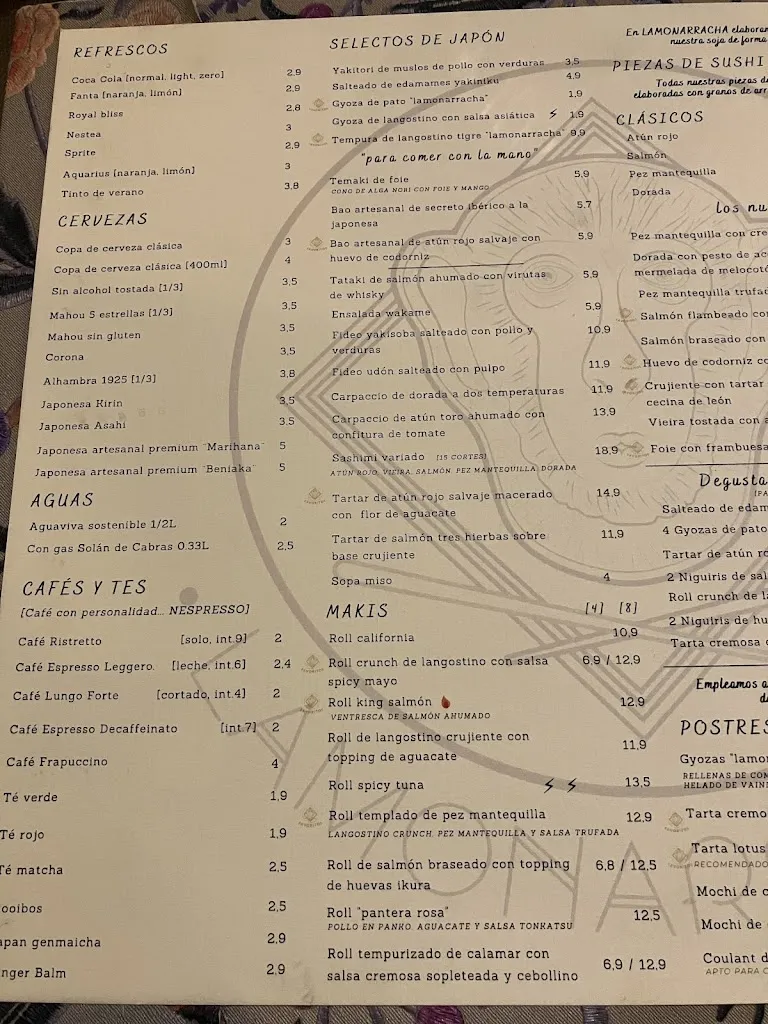 Menu_Lamonarracha Barrio de Salamanca_Pelarrodríguez_image_3