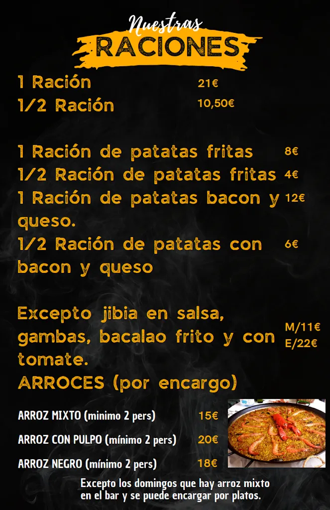 Menu_Café Bar Las 4 y 10 - Bar de Tapas - Restaurante en Alcolea -Tapas la Alpujarra_Alcolea_image_3