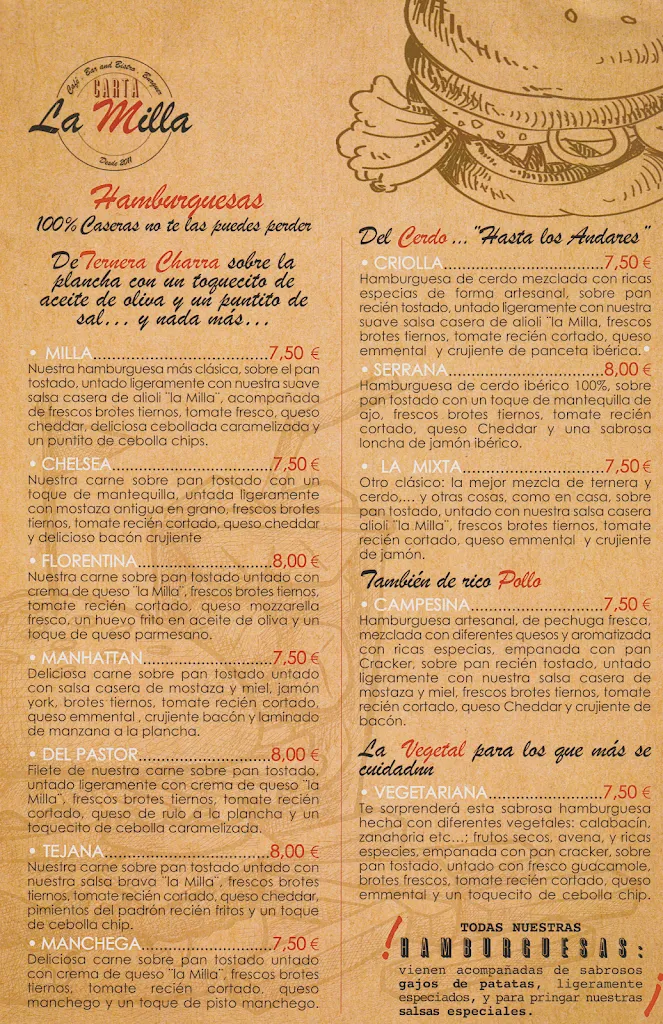 Menu_Bar La Milla_Pino de Tormes El_image_1