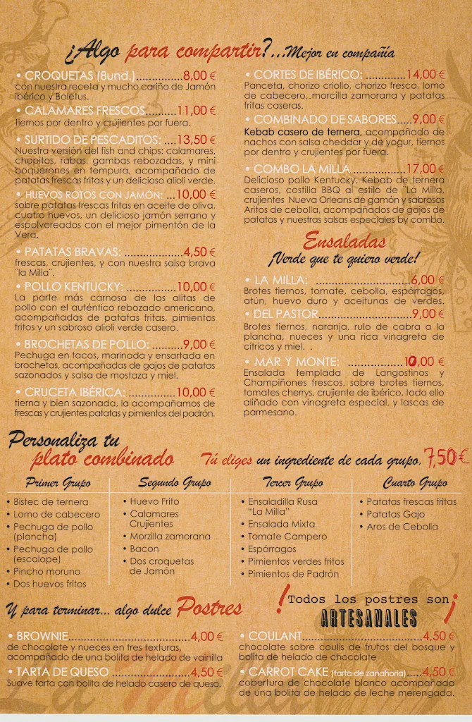 Menu_Bar La Milla_Pino de Tormes El_image_2