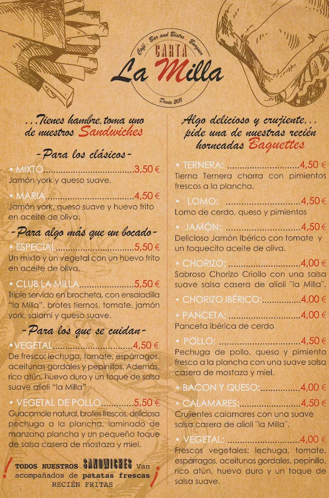 Menu_Bar La Milla_Pino de Tormes El_image_3