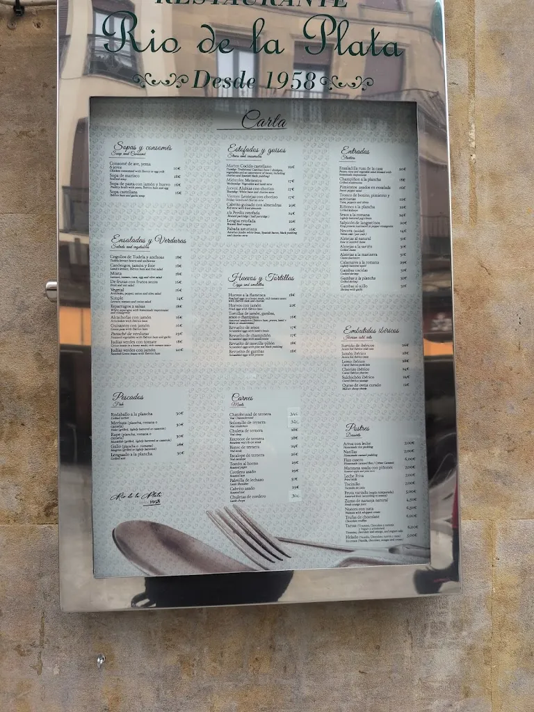 Menu_Restaurante Río de la Plata_Pino de Tormes El_image_1