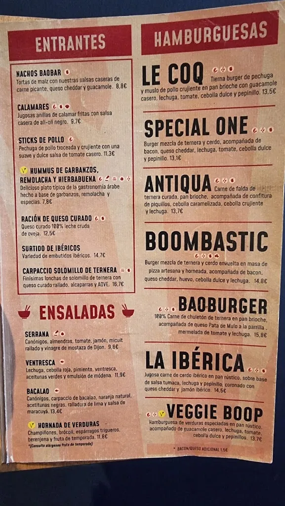 Menu_BAOBAR - SteakHouse_Pino de Tormes El_image_2