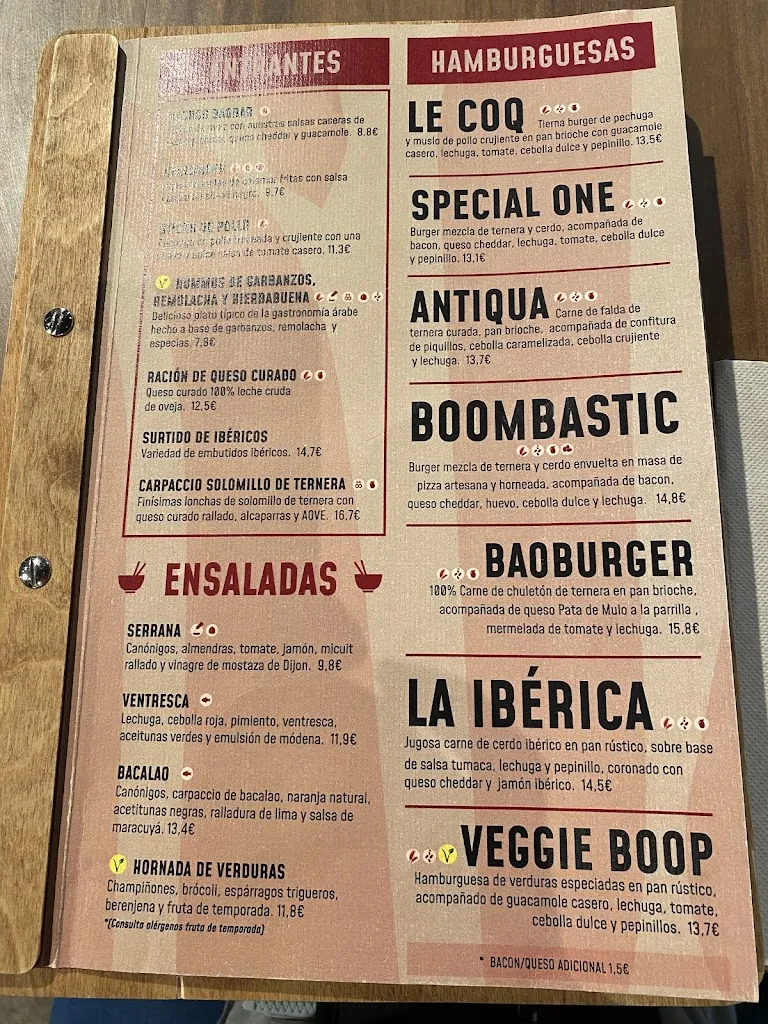 Menu_BAOBAR - SteakHouse_Pino de Tormes El_image_3