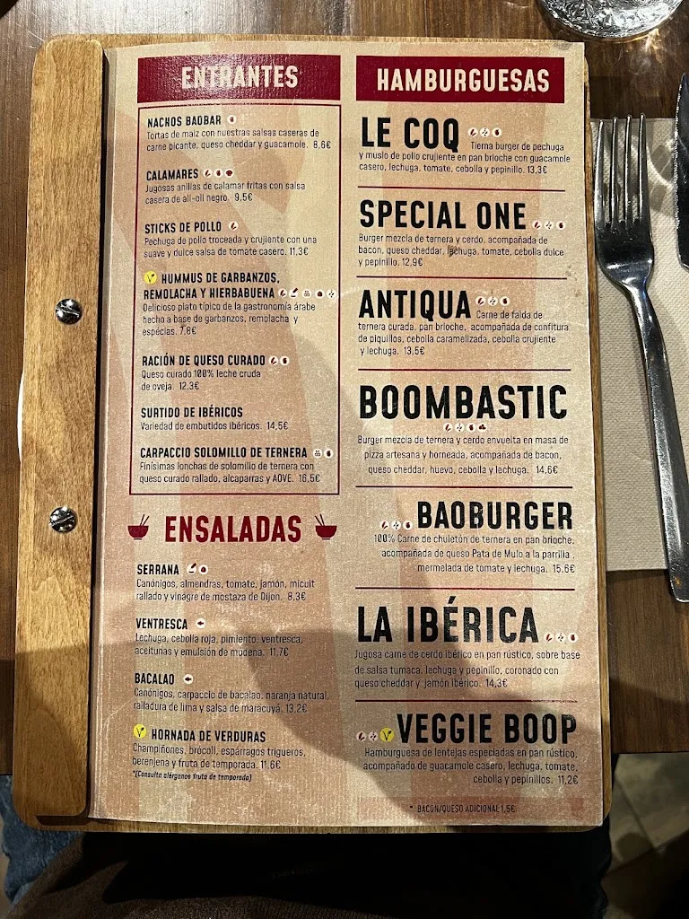 Menu_BAOBAR - SteakHouse_Pino de Tormes El_image_4