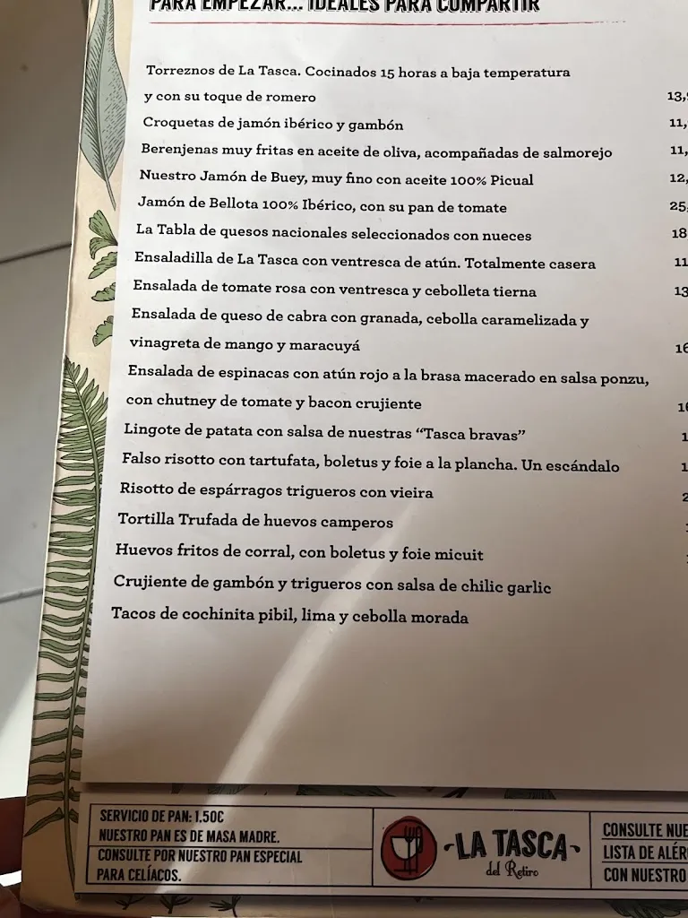 Menu_La Tasca del Retiro_Pelayos_image_2