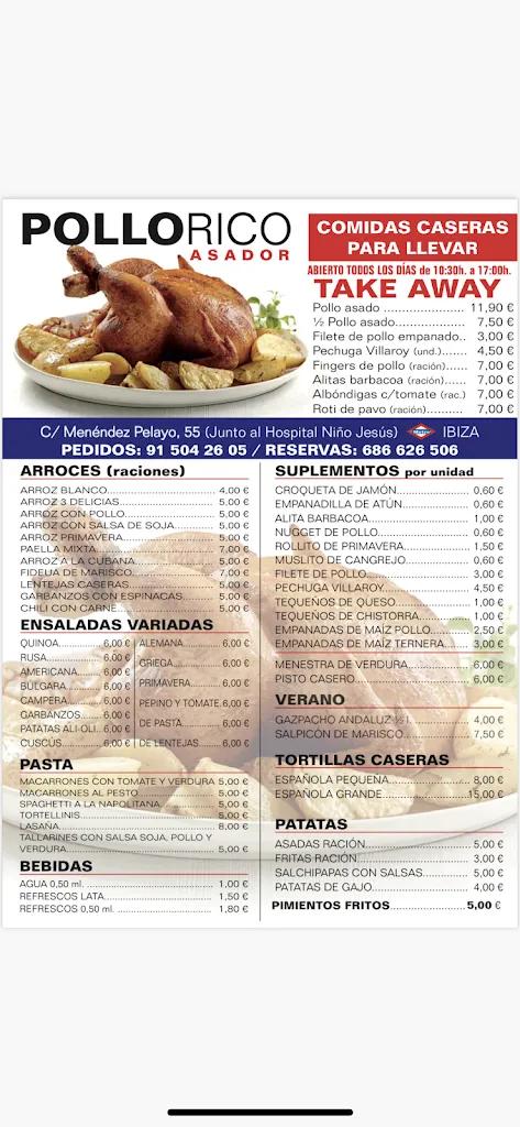 Menu_Pollo Rico Asador_Pelayos_image_2