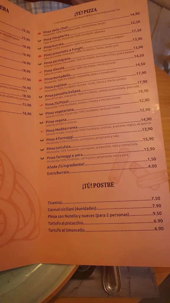 Menü_¡Tu! Pasta_Pelayos_Bild_3