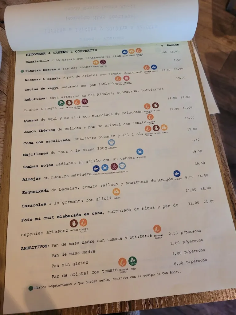 Menu_Can Bonet - Restaurante Cocina Catalana_Pelayos_immagine_1
