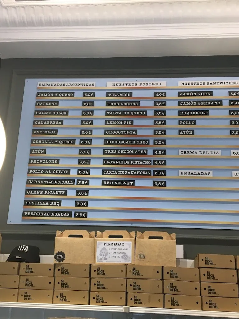 Menu_Empanadas Tita de Buenos Aires_Pelayos_immagine_2