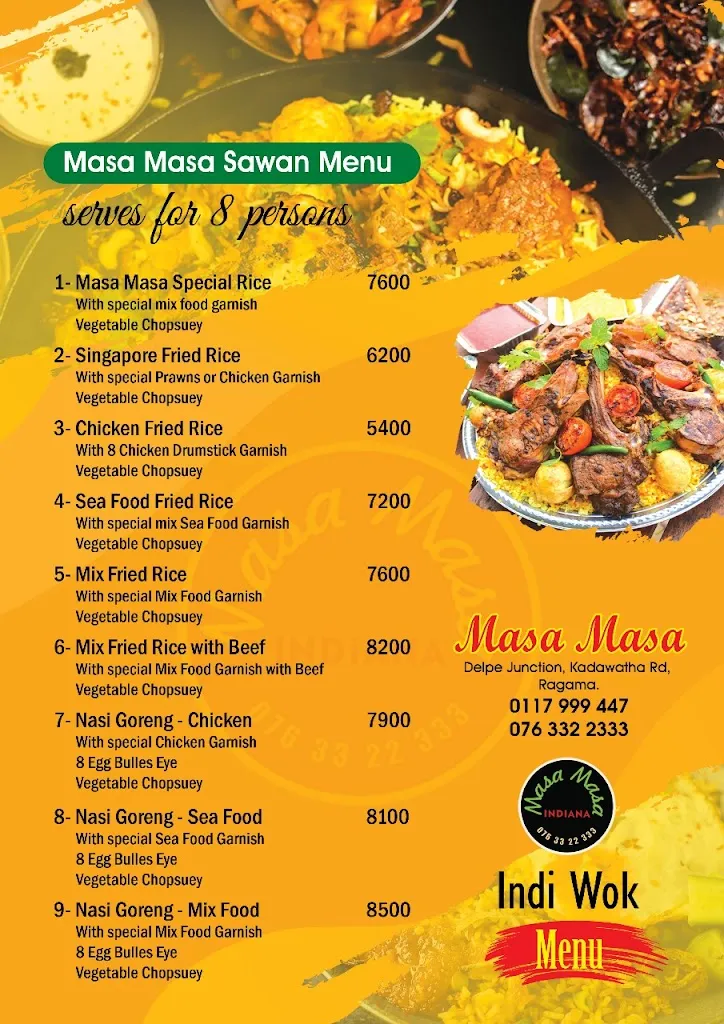 Menu_Masa Masa Indiana_Rágama_image_4