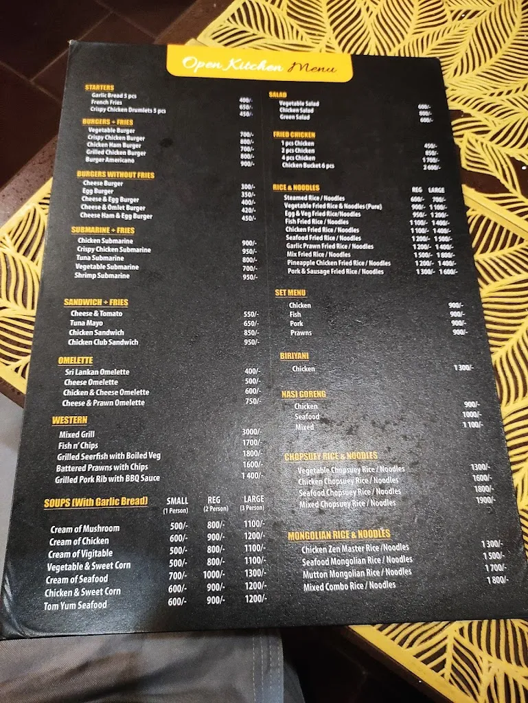 Menu_Open Kitchen Ragama_Rágama_immagine_1