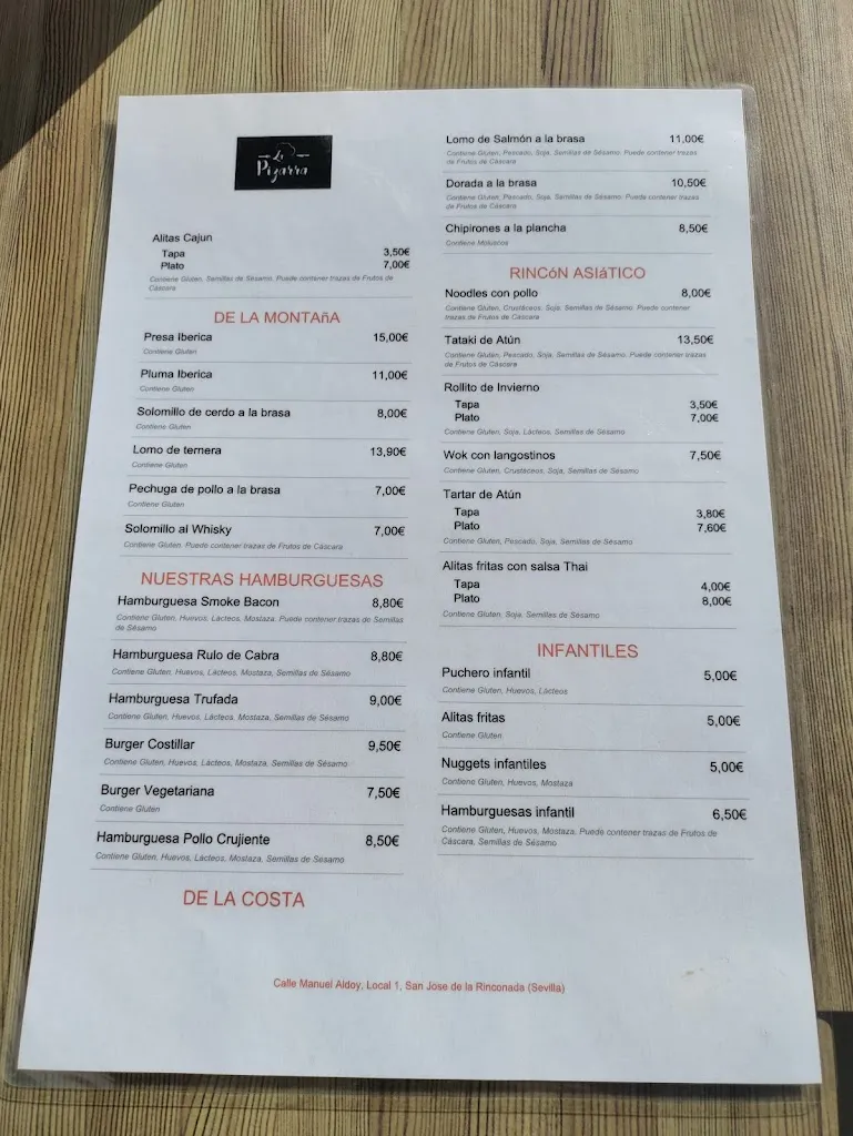 Menu_Restaurante La Pizarra_Rinconada de la Sierra La_image_3