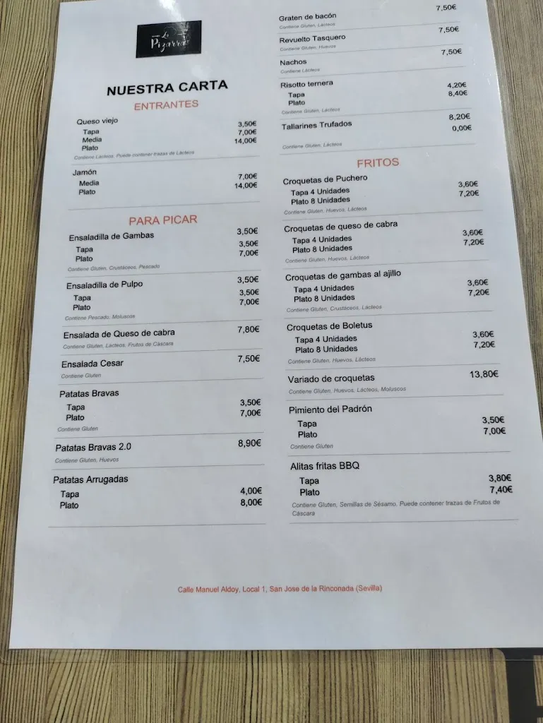 Menu_Restaurante La Pizarra_Rinconada de la Sierra La_image_4