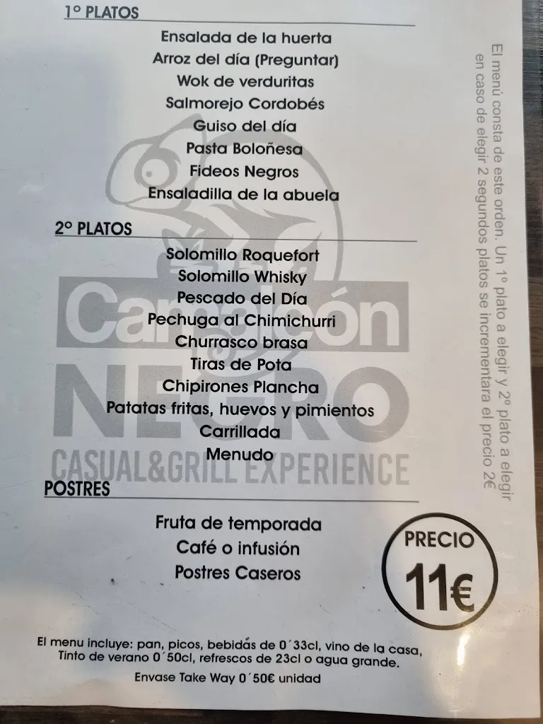 Menu_Camaleón Negro Casual&Grill Experience_Rinconada de la Sierra La_image_2