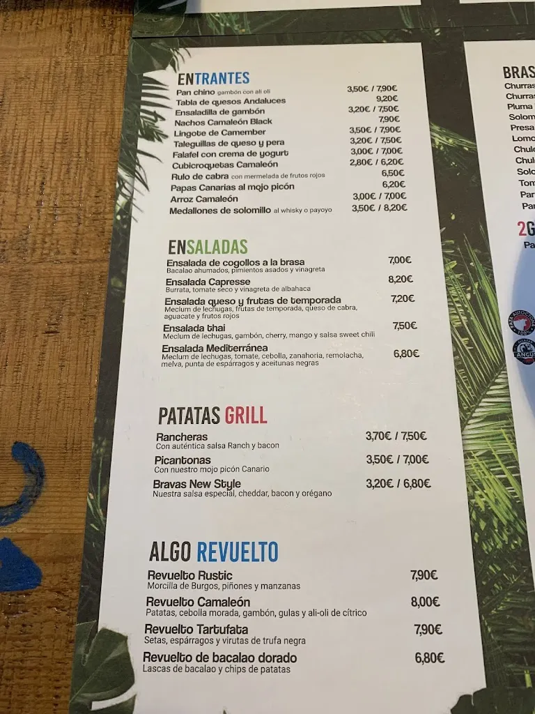 Menu_Camaleón Negro Casual&Grill Experience_Rinconada de la Sierra La_image_3