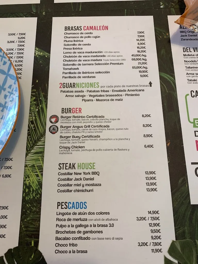 Menu_Camaleón Negro Casual&Grill Experience_Rinconada de la Sierra La_image_4
