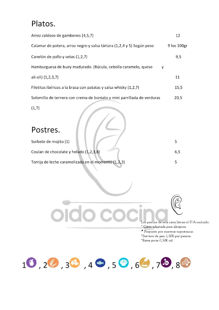Menu_Restaurante Oído Cocina_Rinconada de la Sierra La_image_1